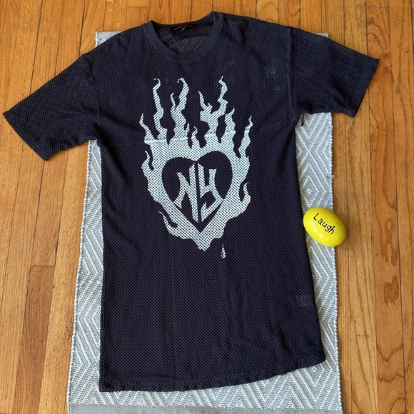 New Hearts on fire mesh tunic, size XS - Picture 1 of 6